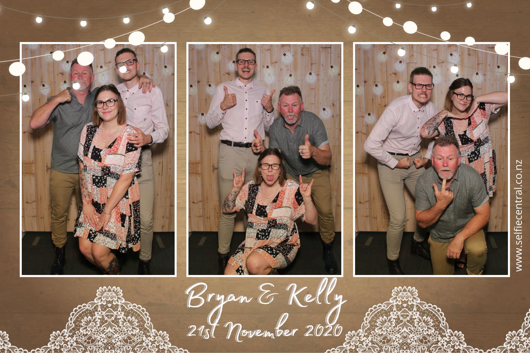 Bryan & Kelly's wedding | View more photos from the event at gallery.photobooth.co.nz/u/SelfieCentral/Bryan-Kellys-wedding